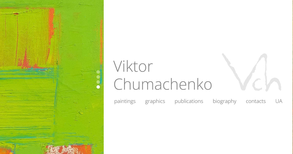 Превью сайта Viktor Chumachenko для социальных сетей
